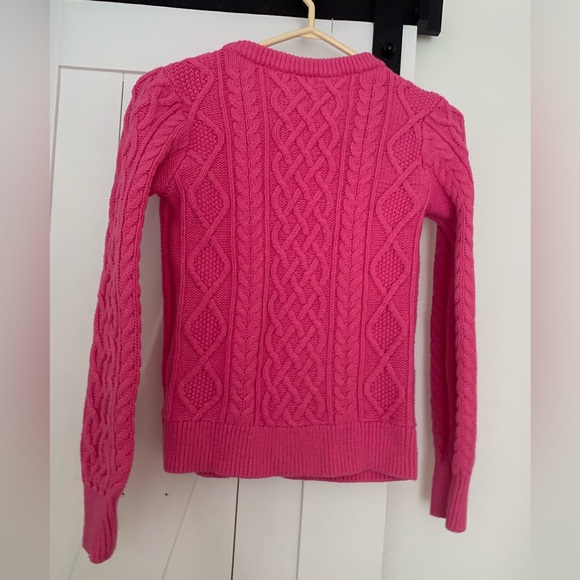 GAP Girls Cable Knit Pink Sweater (XL) - Picture 2 of 5